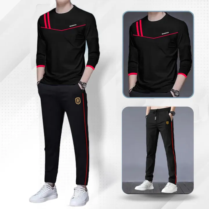 New Update collection full Sleeves T-Shirt & Full Pant Combo (Set) for Man