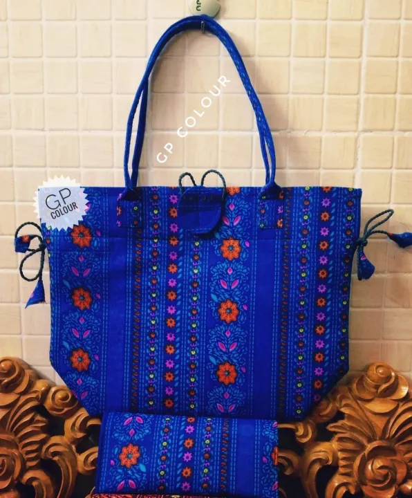 Ladies Hand Bag Set Monipuri Handmade Hand Bag and Purse Set; bag for girls